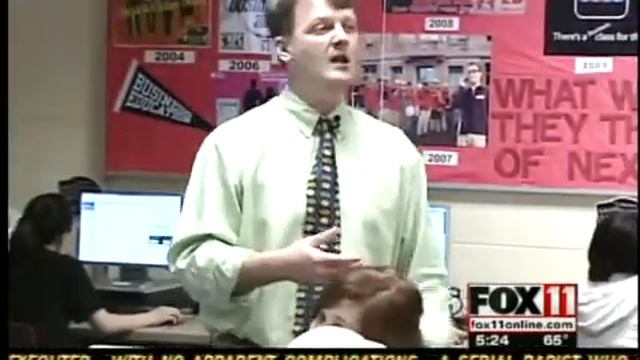 Business teacher earns Golden Apple
