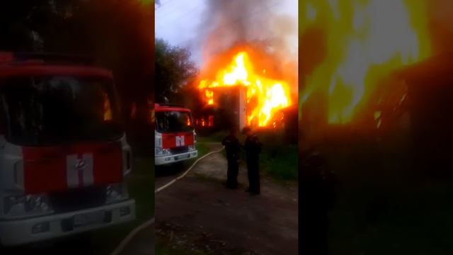 Пожар в Волжске