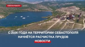 С 2026 года на территории Севастополя начнётся расчистка прудов