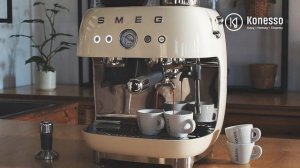 Ekspres kolbowy SMEG EGF03CREU- jak ustawić ekspres SMEG