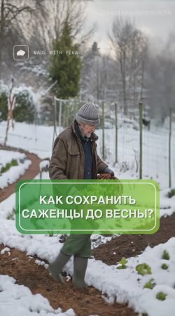 Как сохранить саженцы до весны | хранение саженцев | советы садоводу