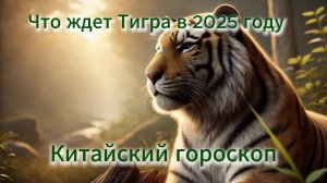 Прогноз для знака Тигра на 2025 год