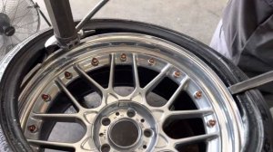 3 Piece BBS Wheel hit Huge Curb!!