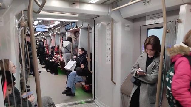 "Эксклюзив". Поезд "Москва 2024" на ЗЛ. От Алма-Атинской до Ховрино. смотреть онлайн