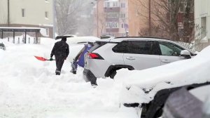 Снежный циклон не отступает с Дальнего Востока