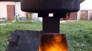 Печь ракета. Как правильно пользоваться.