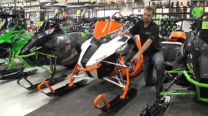 2017 Arctic Cat M 8000 Sno Pro 153" Orange & White