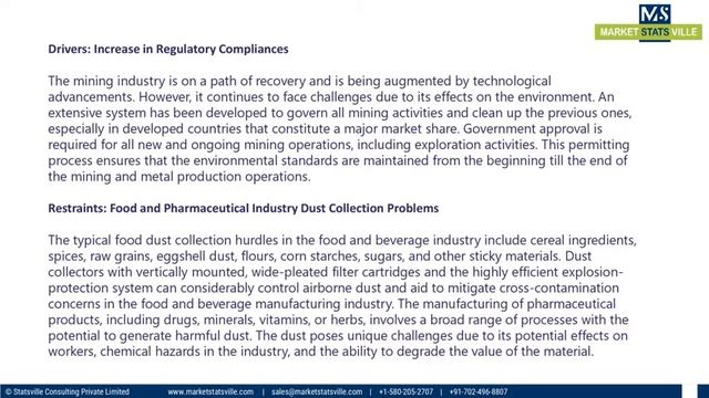 Dust Control Systems and Suppression Chemicals Market growth, Business Opportunity смотреть онлайн