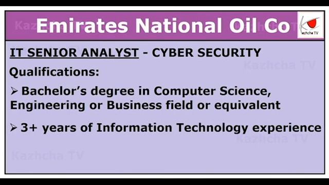 EMIRATES NATIONAL OIL COMPANY RECRUITMENT : UAE JOB VACANCIES : APPLY NOW : CAREER EXPO : Kazhcha T
