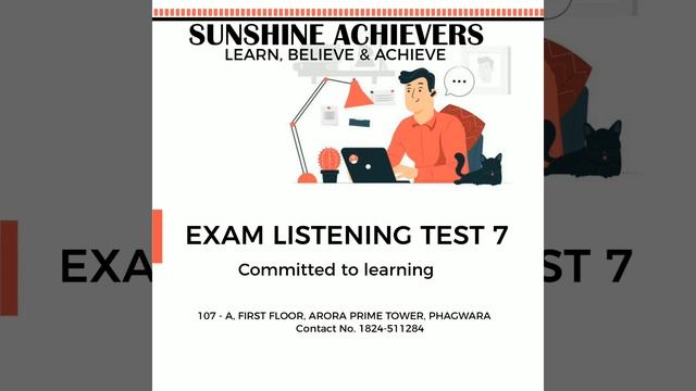 EXAM LISTENING TEST 7
