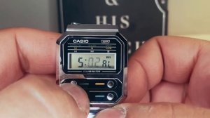 Casio a100 we unboxing,casio f100 watch,casio f 100 alien