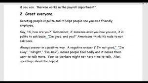Business Etiquette Rules 1 - 3