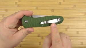Распаковка Ganzo G6252-GR Зеленый