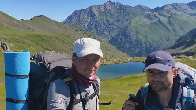 Поход на гору Цахвоа.  Перевал Строителей. Озеро Клумбочка.