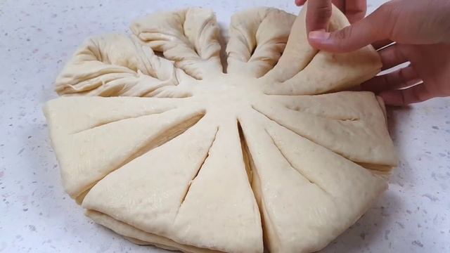 Питка слънце за всеки повод  اروع طريقة لعمل المعجنات Braided Bread Цветок из дрожжевого теста