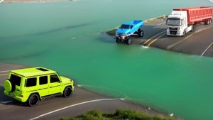 Препятствия на дорогах в beamNG Drive