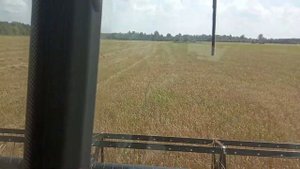 катаемся на комбайне акрос 550