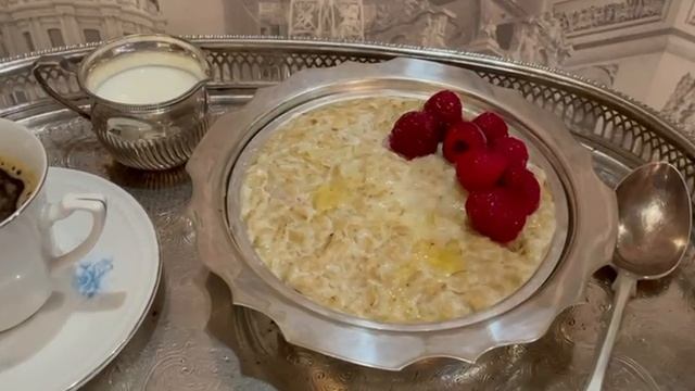 Овсянка, сэр.
