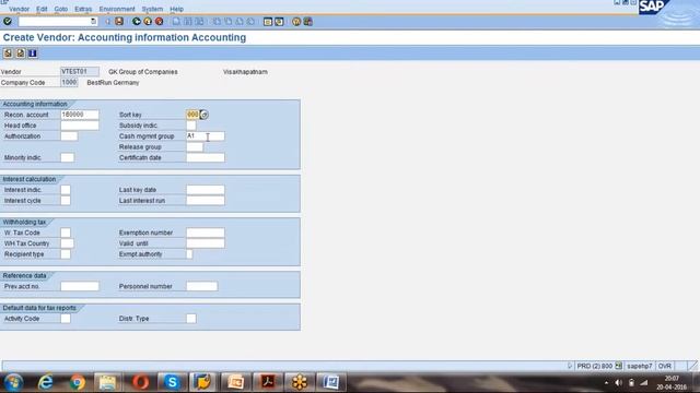 SAP End User Training on Central Vendor Creation #BusinessPartner #SAPMasterData #SAPBestPractices
