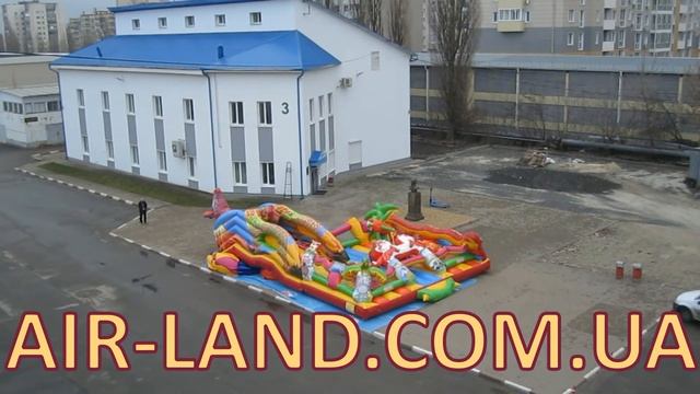 батутный комплекс "Жирафы Эко 4 new" часть 1