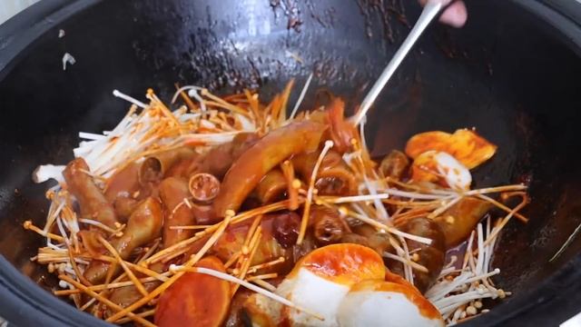 30斤牛肠，阿强做“韩式辣炒牛肠”，香辣Q弹，一口下去，满嘴爆汁！【cram阿强】