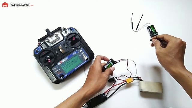 Tutorial Cara Binding Remote Transmitter Flysky FSi6 dengan Receiver FSiA6 dan FSiA6B
