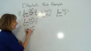 How do you find the limit of the indeterminate form 0/0, ∞/∞, (-∞)/∞, ∞/(-∞), (-∞)/(-∞)?  L'Hopital