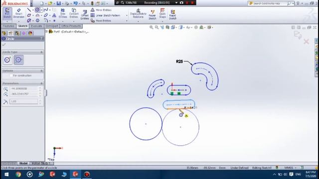 #12 : SKETCHING - SLOTS, CIRCLE, ARC & POLYGON