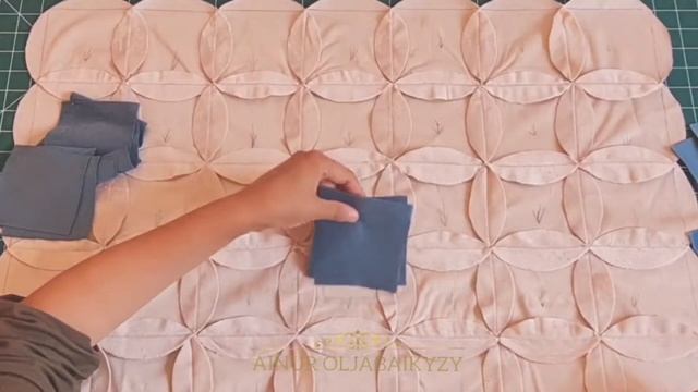 Өте әдемі жастық тігіп үйренеміз  Лоскутное шитье. құрақ көрпе.
