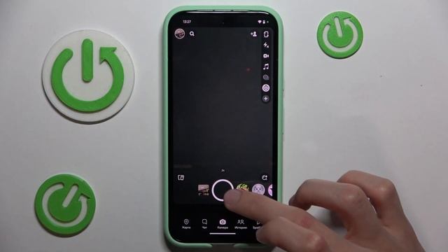 Как включить таймер в камере приложения Snapchat | Функции камеры в Снэпчате смотреть онлайн