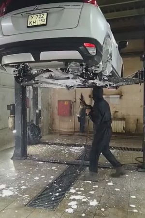 Сделал антикор днища, арок и скрытых полостей на новом автомобиле.