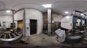 Видео 360 .  Резка металлов на ленточнопильном станке Durma dcb-s 800