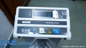 Cân bàn điện tử CAS DB-1H : Hướng dẫn calib full tải