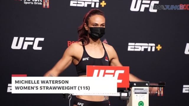 Michelle Waterson, Angela Hill sharp and on weight | UFC on ESPN+ 35 weigh-in highlight