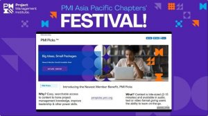 PMI APC Festival 2021: PMI Membership & Tools