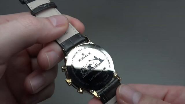 Edox Les Vauberts Chronograph 10408 37JG GID