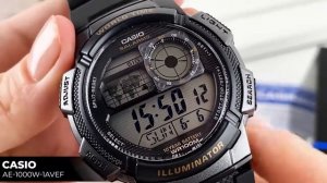 Мини обзор часов Casio модель AE 1000W 1AVEF
