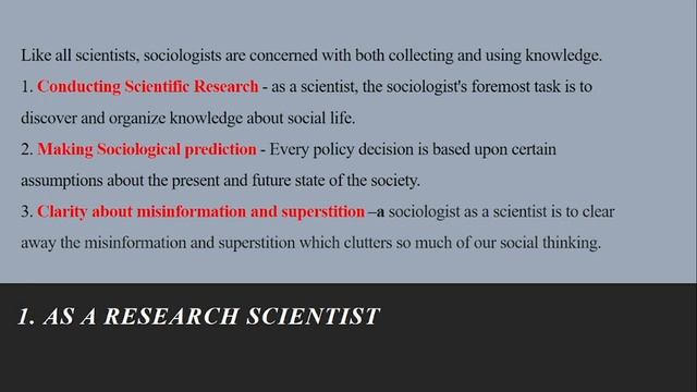 Unit-2 AS A SCIENTIFIC RESEARCHER |Sociology| | Business Management | Lecture part-3 смотреть онлайн