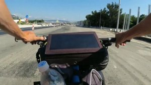 Серия 32. Велопутешествие 2023 "Направление ЮГ".  Дорога Новороссийск - Кабардинка -Геленджик.