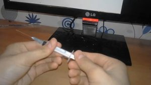 Как сделать пушка из шприца