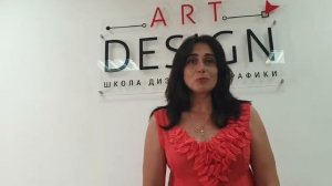 Отзыв выпускницы школы дизайна и графики "Art Design" Виктории Гореловой