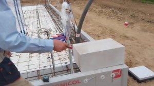 Вывешиваем газобетон над утеплителем — убираем промерзание