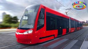 Изучаем цвета и поезда / Развивающее видео и тесты для детей