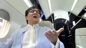 Jackie Chan launches Embraer Executive Jets' new Legacy 450 interior @ NBAA2013