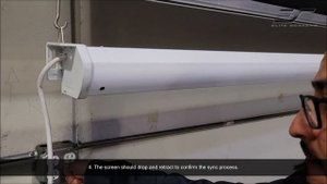 Elite Screens | How to Synchronize RF Remote to Your Electric Screen