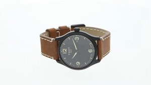 Tissot Gent XL Black PVD Brown Leather Black Dial T116.410.36.057.00 - Zegarek / Watch 360