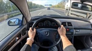Обзор Mercedes CLK Coupe 20 136 hp  POV Test Drive