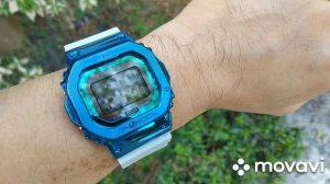 Casio g shock gw b5600 2 metal modified with gma s210 bands