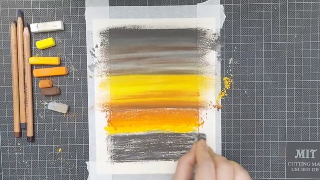 Soft pastel painting REAL TIME | Step-by-step 8 COLORS easy sunset drawing for beginners #realtime