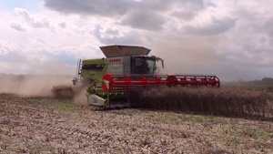 John Deere X9 1100 és Claas Lexion 8800 _Repce aratás_Canola Harvest_Rapsernte